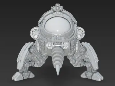 3D Printable Iron Oath Sentinel Sphere Steampunk Explorer 3D model