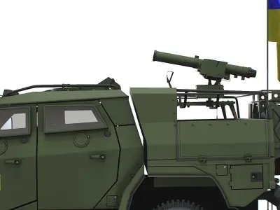 Novator ATGM Stugna P 2022 3D model