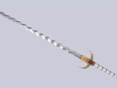 Flamberge Low-poly 3D model order