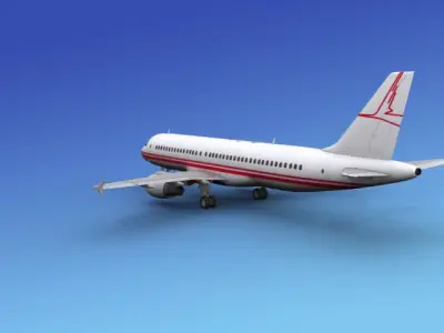 Airbus A320 Corporate 3 3D model