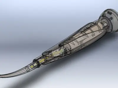 Medication device for mouth 3D model