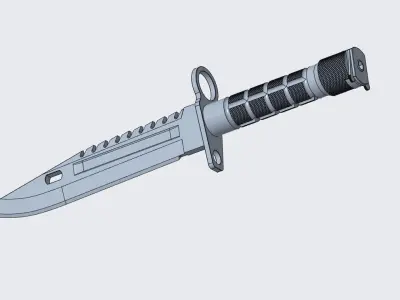 Bayonet M9 3D model