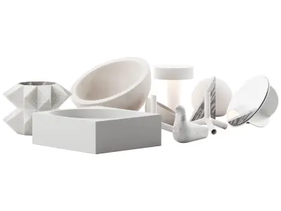 022 WHITE decorative pack PART 2 3D model