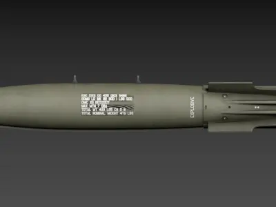 MK-82 SNAKEYE 3D model