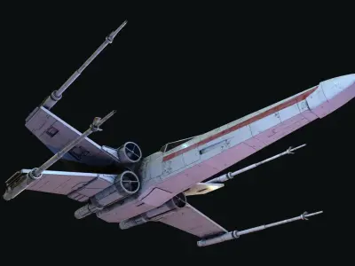 X-WING Star Wars 3D model