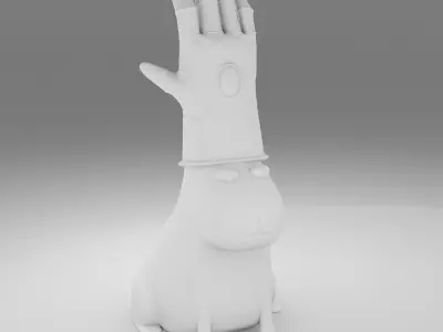 Capithanos Low-poly 3D model