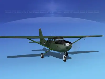 Cessna T-41 Mescalero US Army 4 3D model