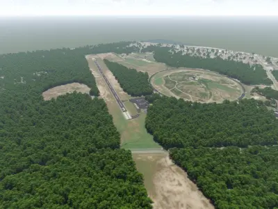 Kittyhawk North Carolina Birthplace of Aviation 3D model