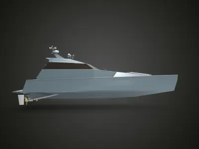 Fast Patrol Boat thunderchild 3D model