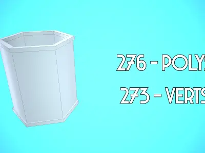 FISH TANK 03 CARTOON STYLIZED Low-poly 3D model