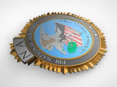 FBI National Academy Seal 3D print model
