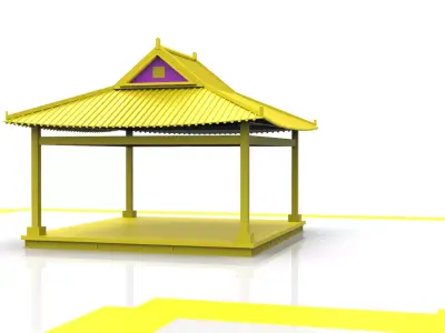 Korean Traditional HANOK 3D model Free 3D model