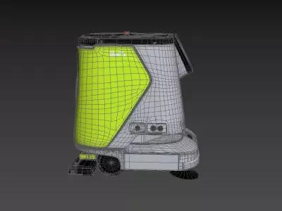 Intelligent Commercial Cleaning Robot Pudu CC1 3D model