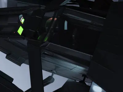 The Bat - Batman The Dark Knight Rises Low-poly 3D model