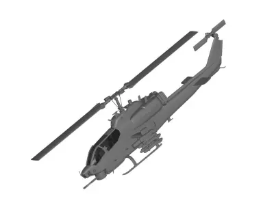 Bell AH-1 Super Cobra 3D model