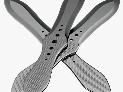 Knife Low-poly 3D model