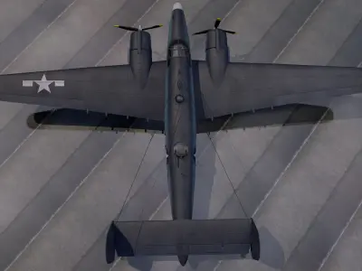 Lockheed PV-2 Harpoon 3D model