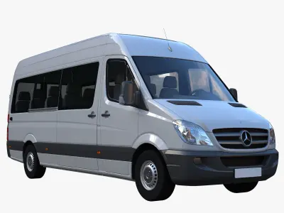 Bus Sprinter passenger 3D model