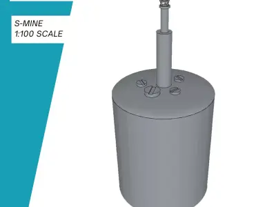 S Mine 3D print model