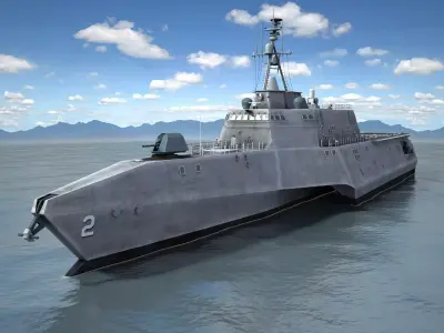 USS Independence LCS-2 ship 3D model