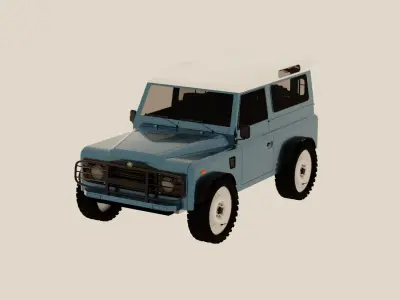 Land Rover Defender 90 Free 3D model