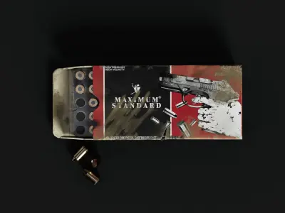 Handgun ammo - Resident evil 2 remake Free low-poly 3D model