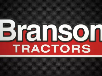 branson logo 3D model