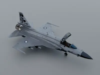 JF-17 THUNDER FIGHTER JET 3D model