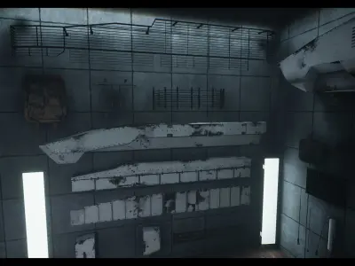 Custom Military Vehicles - Truck Armored - Part C - 3 Vehicles Low-poly 3D model