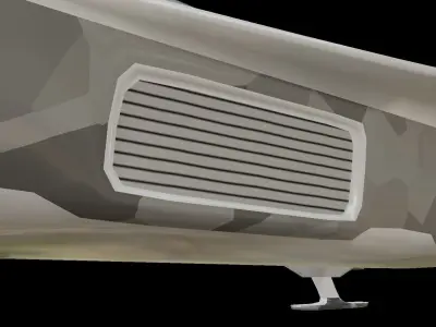 Sci-Fi Military Spaceship - Rebel G4 3D print model