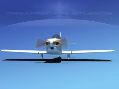 Ken Rand KR-1 Bare Metal 3D model