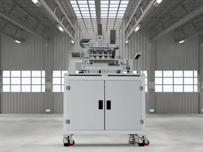 Heat the disassembly machine 3D model