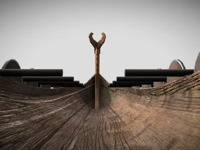 Viking Boat 2 - Spirit of the Fire Dragon 3D model