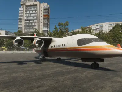 Airplanes and Helicopters HQ - PBR Low-poly 3D model