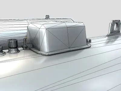 LPG Liquefied Petroleum Gas Tank Low-Poly Low-poly 3D model