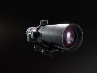 NPZ PO156 Scope Low-poly 3D model