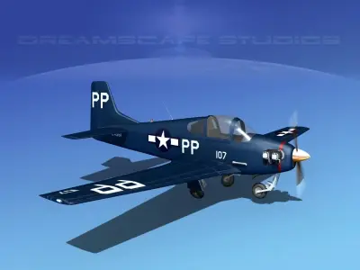 Johnston A-51A V06 3D model