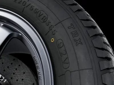 Michelin TRX 220 55 VR365 3D model