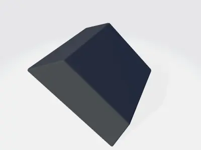 Military Head Components Button Low-poly 3D model