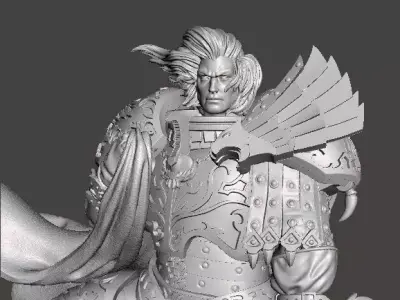 HANDSOME SON MINIATURE MODEL FIGURE FOR SCIFI GAMES RPG WARGAMES 3D print model