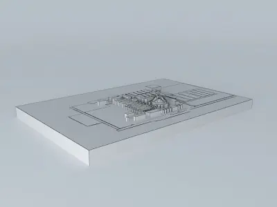 Map Agroleite 2008 3D Free 3D model