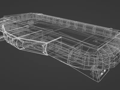 Federal Signal Trafic Storm with camera Lightbar Low-poly 3D model