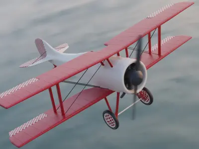 Biplane  3D model