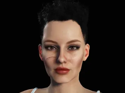 3D Character Girl Last Of Us Apocalypse 3D model