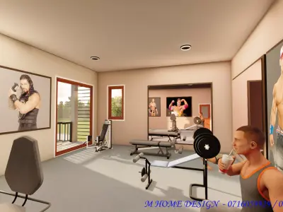 Fitness Center 3D model