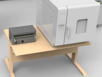 Collection of oven-type devices 3D model