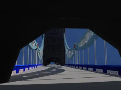 Tower bridge Free 3D model