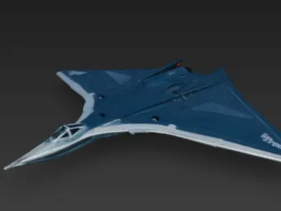 FS400 Fighter 3D Model 3D model