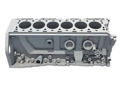 V12 Engine Block 3D model