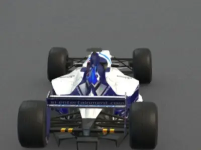 F-1 Race car Free 3D model